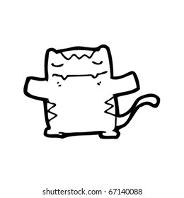 happy cat cartoon