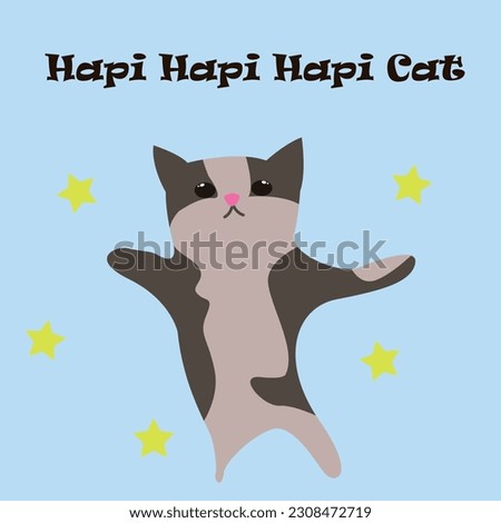 happy happy happy cat dance or hapi hapi hapi cat cute dance