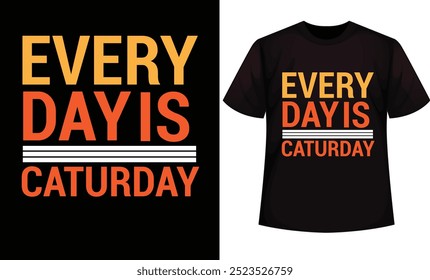 Happy Cat Day quotes typography Design for t-shirt,  bags, mugs, stickers, banner, poster and icon etc. Fully Editable Print Ready Happy Cat Day T-Shirt Template - Vector.