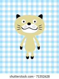 happy cat doodle