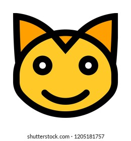 happy cat emoticon