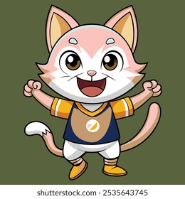 Happy Cat Vector eps file