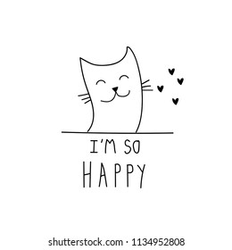 happy cay with text i am so happy