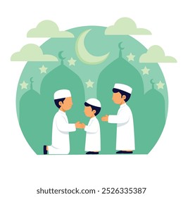ein fröhliches Fest von Eid al-Fitr