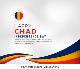 Happy Chad Independence Day November 28th Celebration Vector Design Illustration. Template for Poster, Banner, Advertising, Greeting Card or Print Design Element