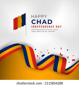 Happy Chad Independence Day November 28th Celebration Vector Design Illustration. Template for Poster, Banner, Advertising, Greeting Card or Print Design Element