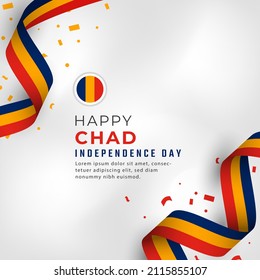 Happy Chad Independence Day November 28th Celebration Vector Design Illustration. Template for Poster, Banner, Advertising, Greeting Card or Print Design Element