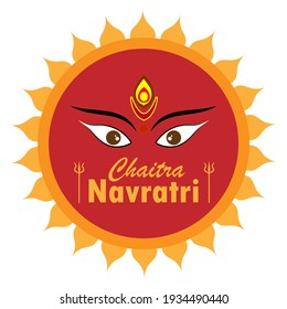 Happy Chaitra Navratri ,Vector Illustration.