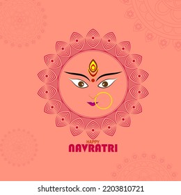 Happy Chaitra Navratri ,Vector Illustration.