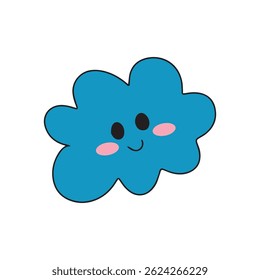 happy character abstract design element stock