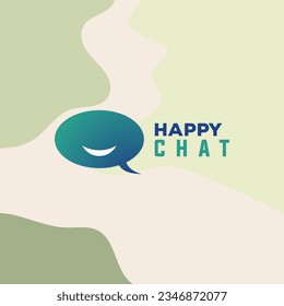 Happy Chat-Logo-Design-Idee