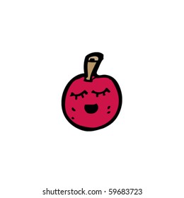 happy cherry cartoon