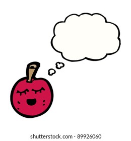 happy cherry cartoon