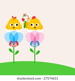 Happy chickens.