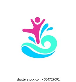 Happy Child And Active Lifestyle Logo