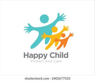 happy child health logo designs for health care logo designs