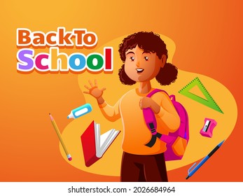 Happy children back to school