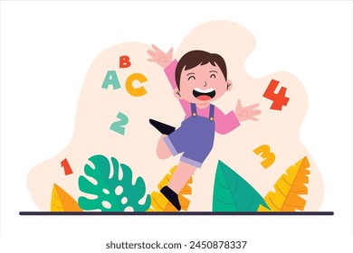 Happy Children Day Flat Design