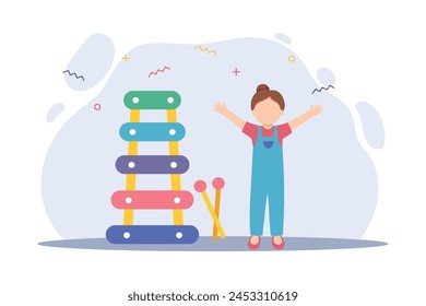 Happy Children Day Flat Design