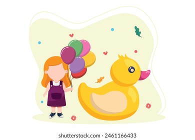 Happy Children Day Flat Design