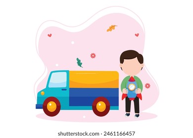 Happy Children Day Flat Design