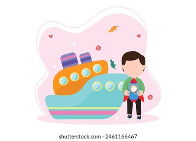 Happy Children Day Flat Design