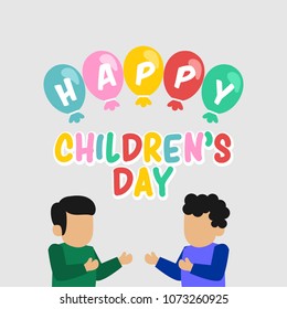 Happy Children Day Illustration