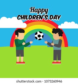 Happy Children Day Illustration