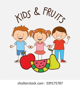 happy children design, vector illustration eps10 graphic 