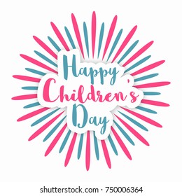 Happy Children's Day.