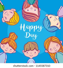 Happy childrens day card