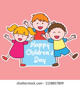 happy children's day celebration
