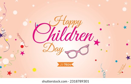 Happy Children's Day Concept. It is celebrated annually in honor of children, 