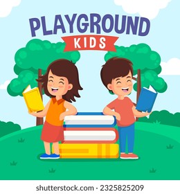 Happy Children's day Illustration Background. Happy kids vector illustration template Greeting card, poster, background. Vector eps 10