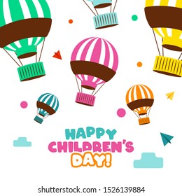 Happy children's day illustration vector