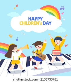 Happy Children's Day Shopping Event Template