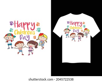 Happy Children's Day Typography t shirt design, children's t shirt design