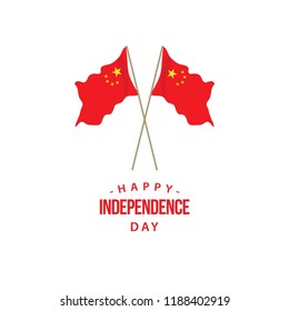 Happy China Independence Day Vector Template Design Illustration
