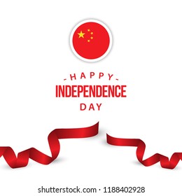 Happy China Independence Day Vector Template Design Illustration
