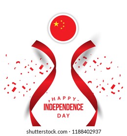 Happy China Independence Day Vector Template Design Illustration