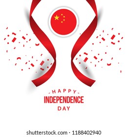 Happy China Independence Day Vector Template Design Illustration