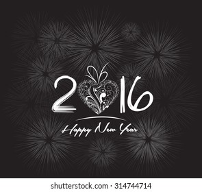 Happy Chinese New Year 2016! Firework