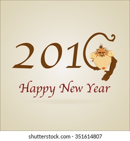 Happy Chinese New Year 2016 of the Monkey