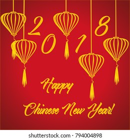 Happy chinese new year 2018