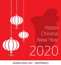 Happy Chinese new year 2020. Year of rat