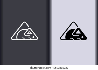 happy Chinese New Year 2020. chinese zodiac sign year of rat. asian elements minimal flat simple rat concept logo. creative vector eps design isolated on background.