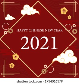 Happy Chinese New Year 2021 Poster