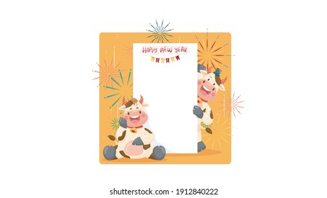 Happy Chinese New Year 2021 Year of the Ox
