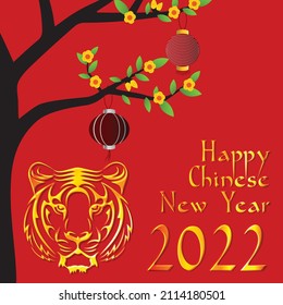 Happy Chinese New Year 2022 - Tiger