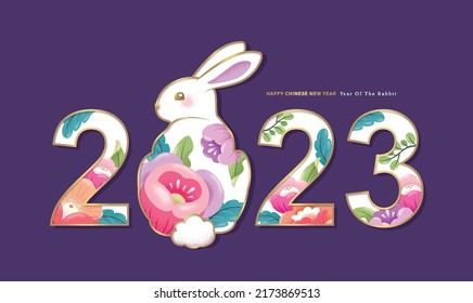 Happy Chinese New Year 2023, year of the rabbit.	